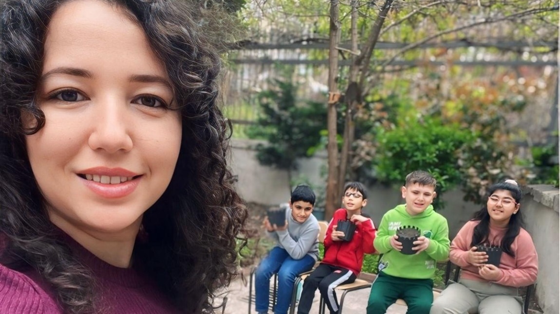 ÖZGE BOZKURT ÖĞRETMENİMİZ ÖNCÜLÜĞÜNDE 3/A SINIFI TOPRAĞA DOKUNUYOR